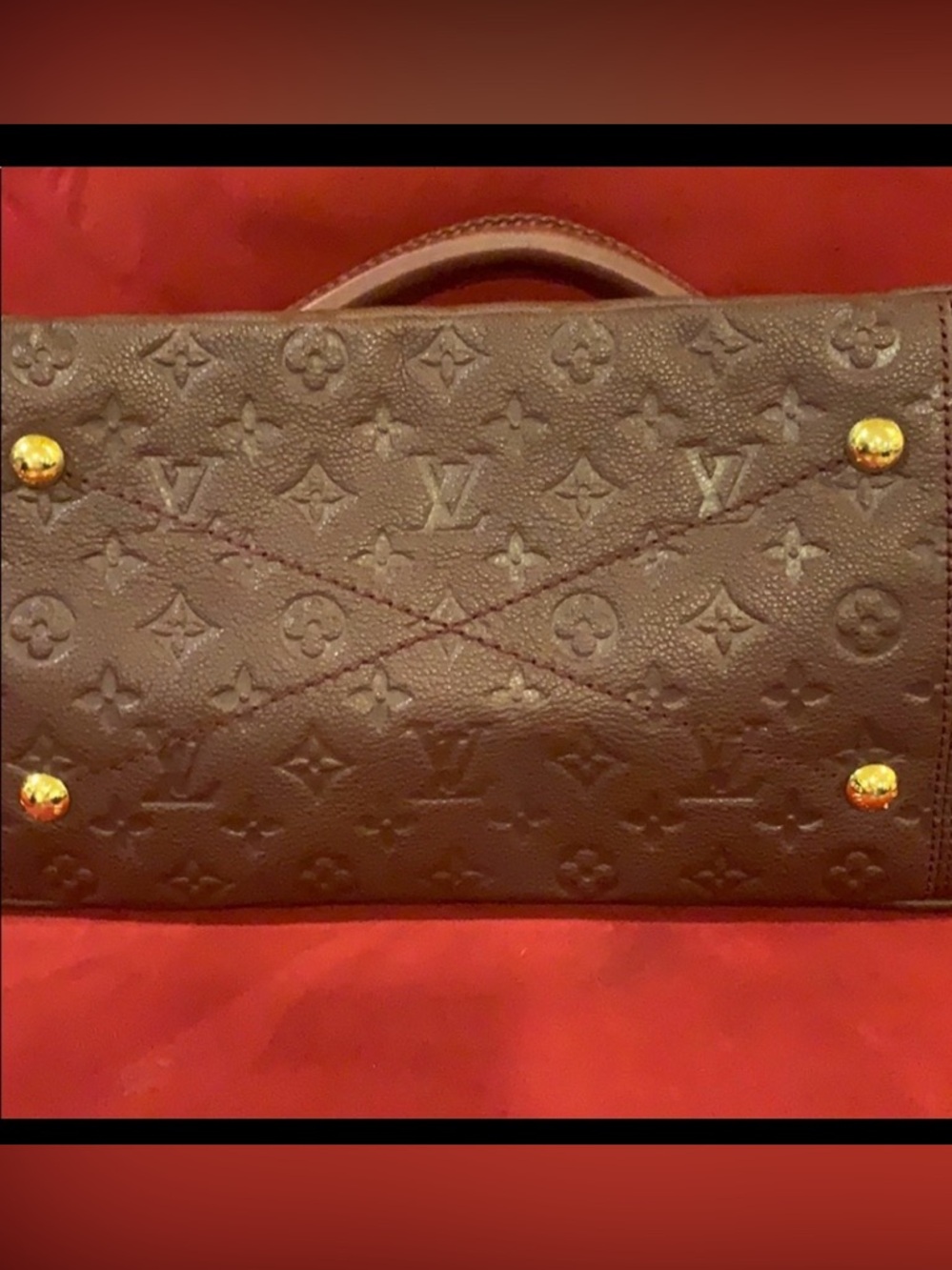Louis Vuitton Burgundy Artsy MM Hobo Bag - Picture 4 of 7